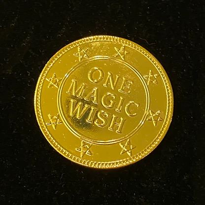 18K Gold Plated Magic Wishing Coin - Image 2