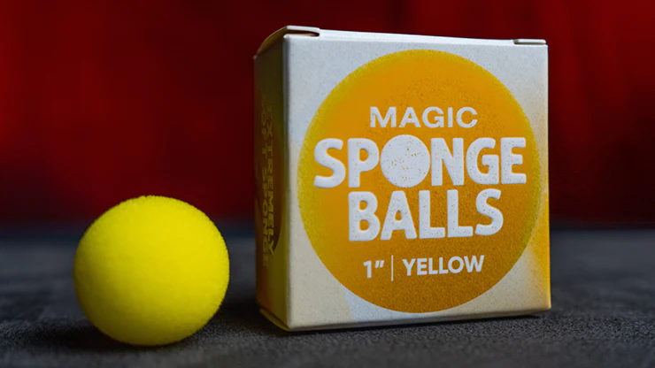 Balles Mousse JAUNE - Pack de 4 (Magic Sponge Balls) - Image 2