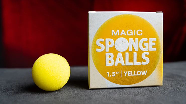Balles Mousse JAUNE - Pack de 4 (Magic Sponge Balls) - Image 6