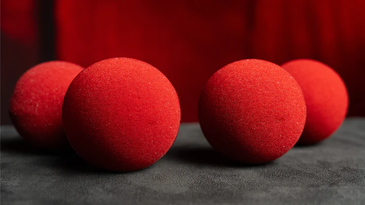 Balles Mousse ROUGE - Pack de 4 (Magic Sponge Balls) - Image 12