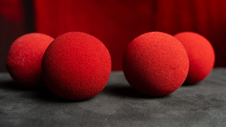 Balles Mousse ROUGE - Pack de 4 (Magic Sponge Balls) - Image 16