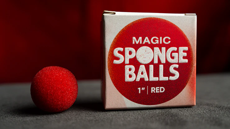 Balles Mousse ROUGE - Pack de 4 (Magic Sponge Balls) - Image 2