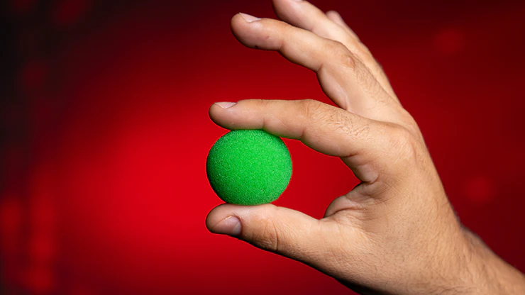 Balles Mousse VERT - Pack de 4 (Magic Sponge Balls) - Image 7