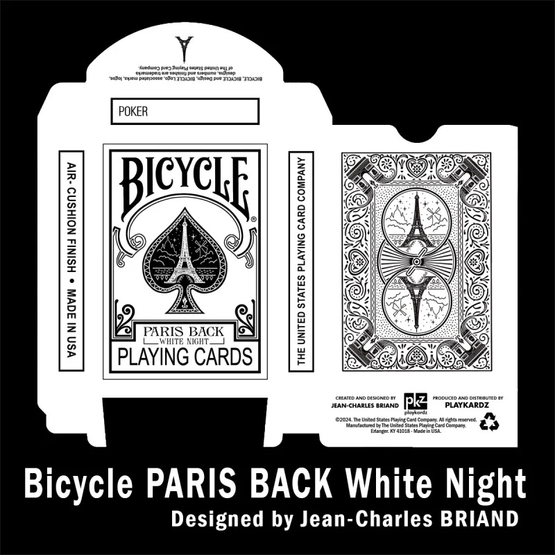 Bicycle Paris Back Blanc - Édition 2025 - Image 3