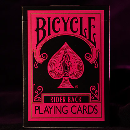 Bicycle Reverse - Rose et Noir