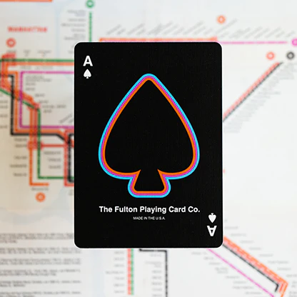 Black Edition Fulton Street MTA (1972 Vignelli Map Edition) - Image 3