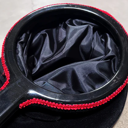 Change Bag Velvet - Repeat With Zipper (Noire) - Image 2