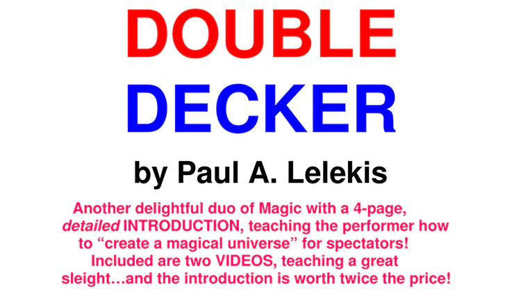 DOUBLE DECKER by Paul A. Lelekis Mixed Media DOWNLOAD