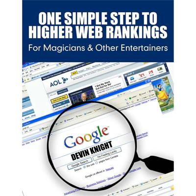 One Simple Step To Higher Web Rankings For Magicians by Devin Knight - eBook DOWNLOAD