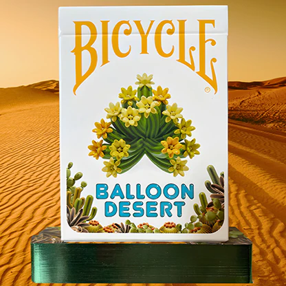 Bicycle Balloon Desert (Gilded)