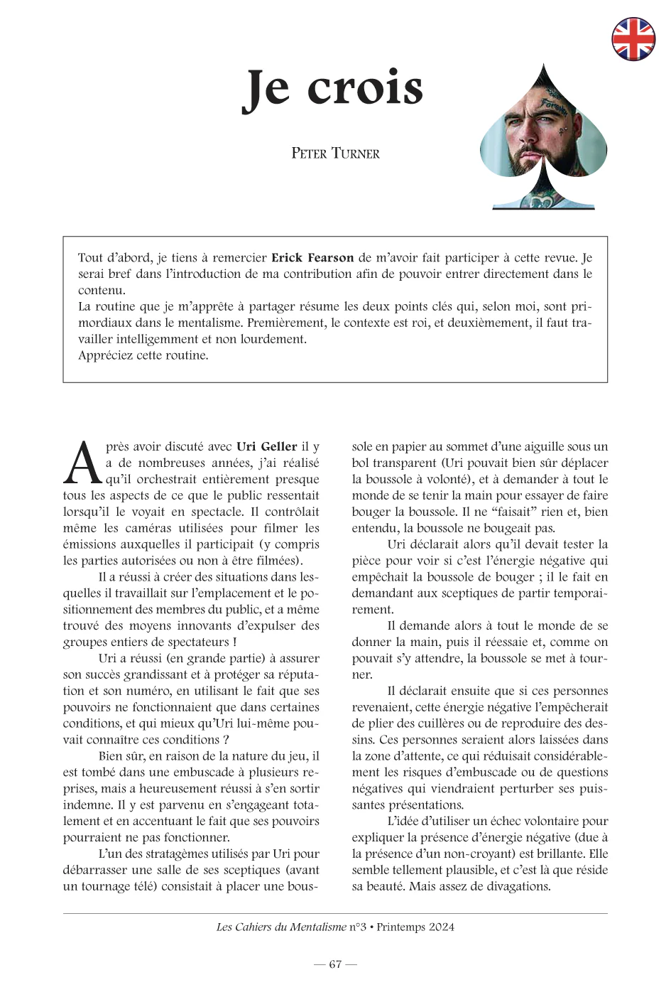 Les Cahiers du Mentalisme - Numéro 3 - Image 4