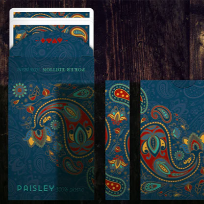 Plastic Paisley Poker - Bleu
