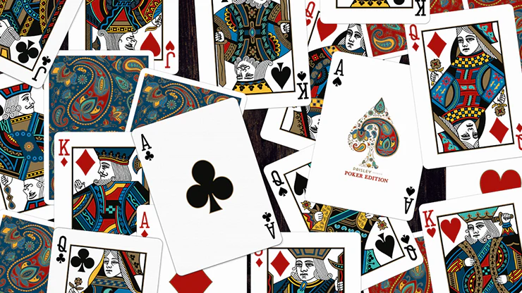 Plastic Paisley Poker - Bleu - Image 2