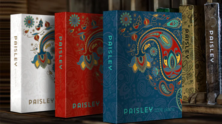 Plastic Paisley Poker - Rouge - Image 5