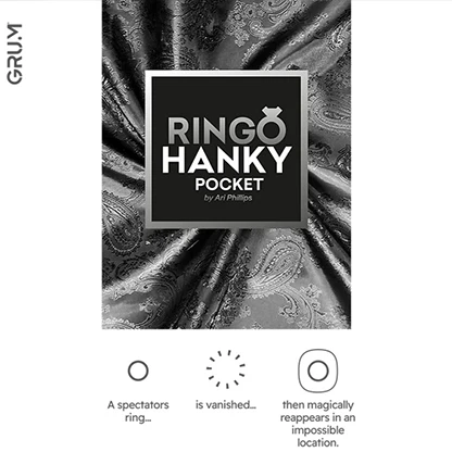 Ringo Hanky Pocket (Foulard supplémentaire Noir pour BABU) - Image 3