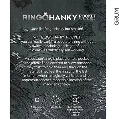 Ringo Hanky Pocket (Foulard supplémentaire Noir pour BABU) - Image 4