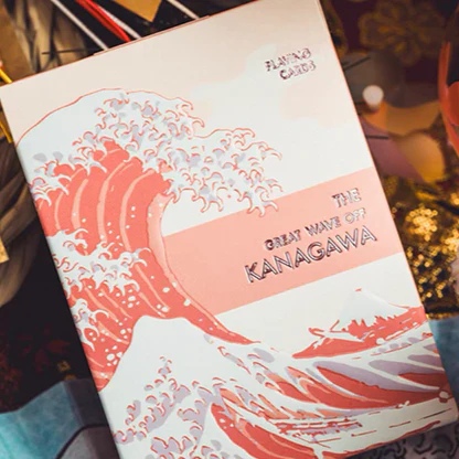 The Great Wave off Kanagawa V3 (Autumn Maple - Peachy Pink)