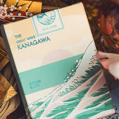 The Great Wave off Kanagawa V3 (Fresh Spring - Peppermint Green)