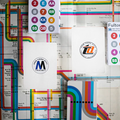 White Edition Fulton Street MTA (1972 Vignelli Map Edition) - Image 3