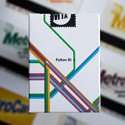 White Edition Fulton Street MTA (1972 Vignelli Map Edition) - Image 6